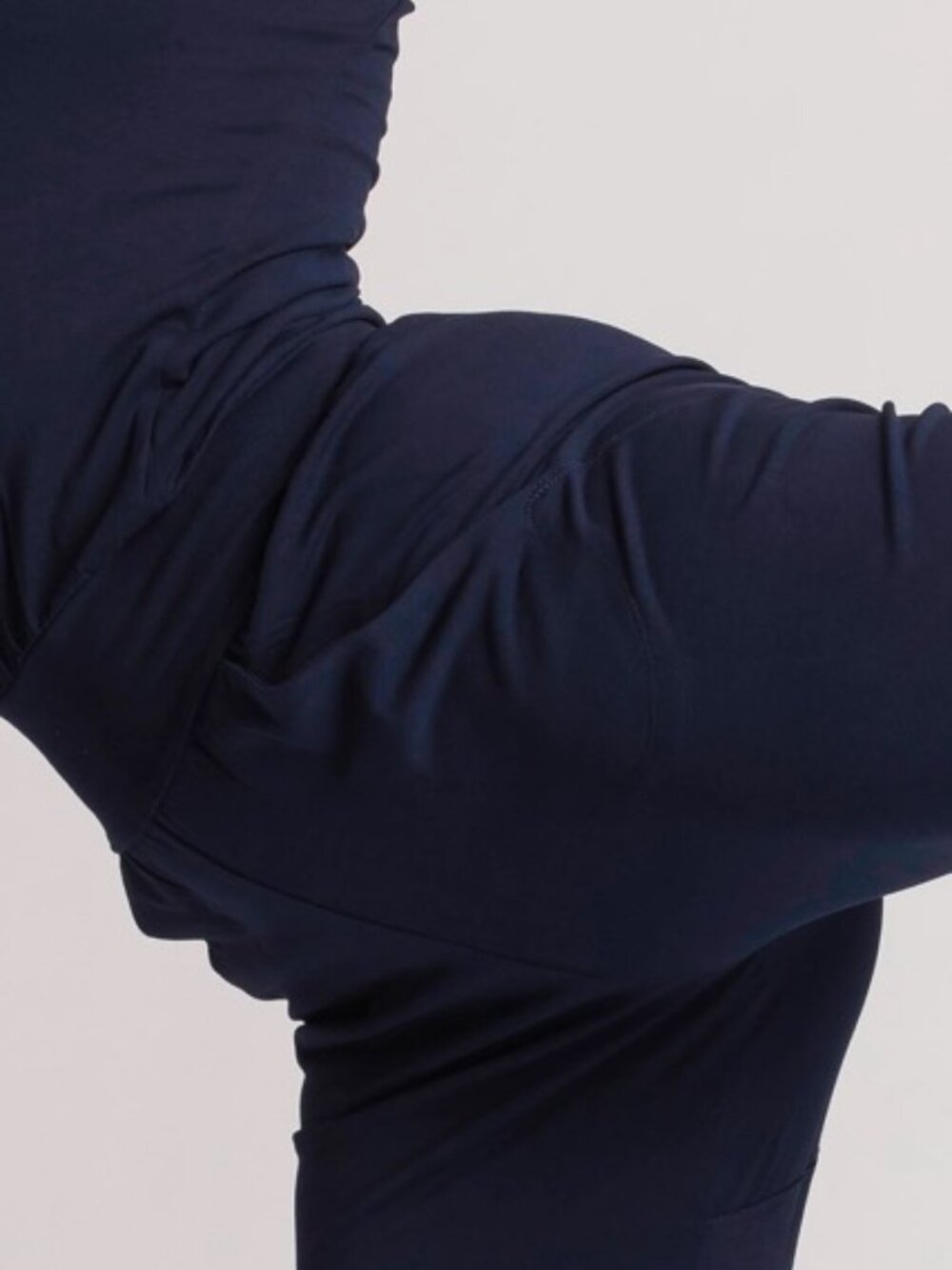 Navy Ripple Yogawear Jumpsuit Jogger Size M - Picture 7 of 9